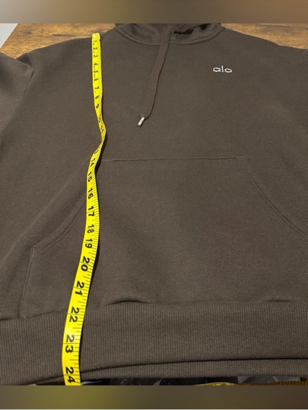 ALO Accolade Espresso Hoodie - Picture 8 of 8